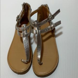 Cat & Jack Silver Gladiator Sandals Size 13